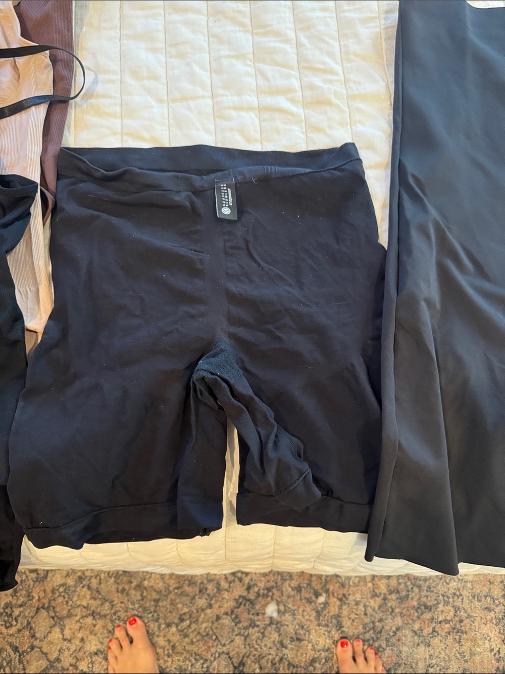 SPANX Black and Brown Legging & Tank Set - Picture 5 of 9